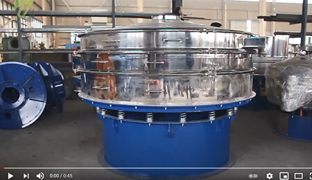 1200 Dia. Round Vibrating Sieve With Two Layers